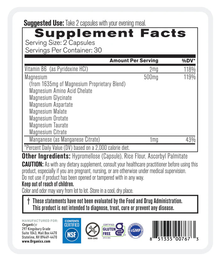 Solara's Magnesium 7 Blend For Women