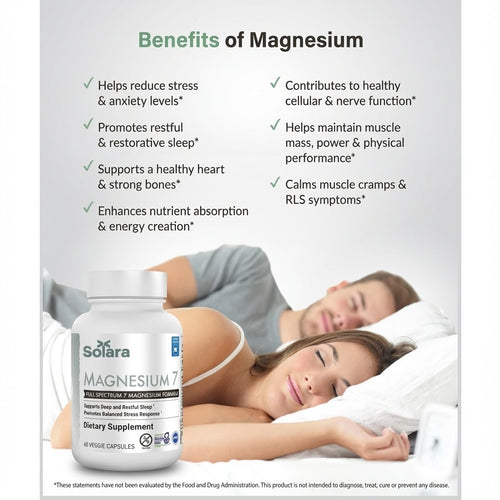 Solara's Magnesium 7 Blend For Women