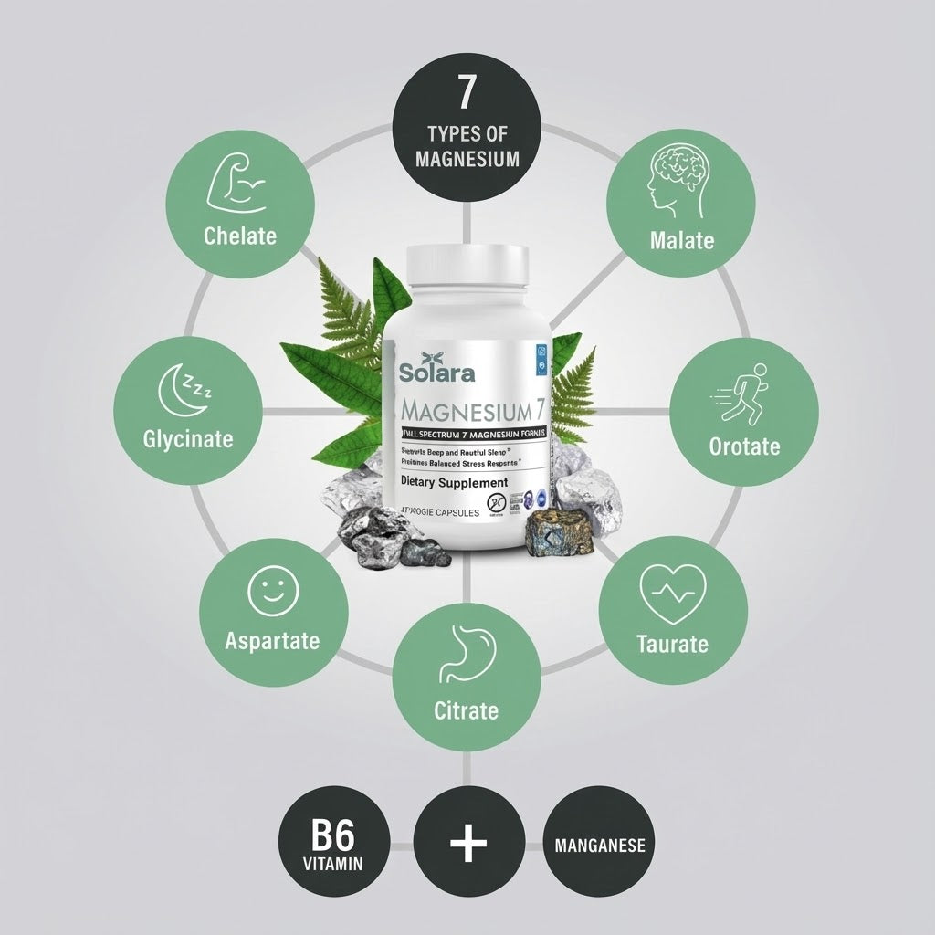 Solara's Magnesium 7 Blend For Women